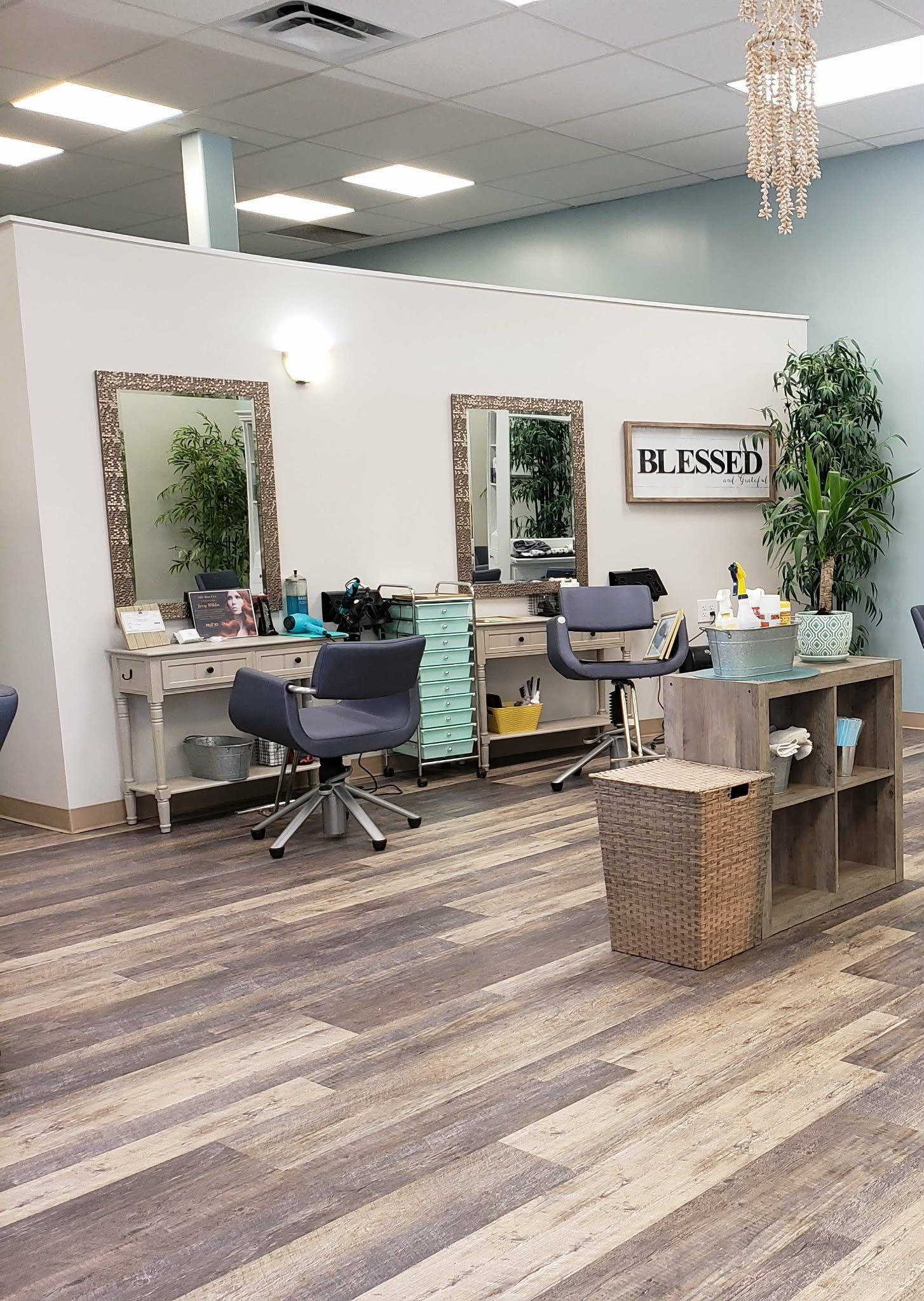 Inside Coastal Roots Hair Salon in Chesapeake, Virginia