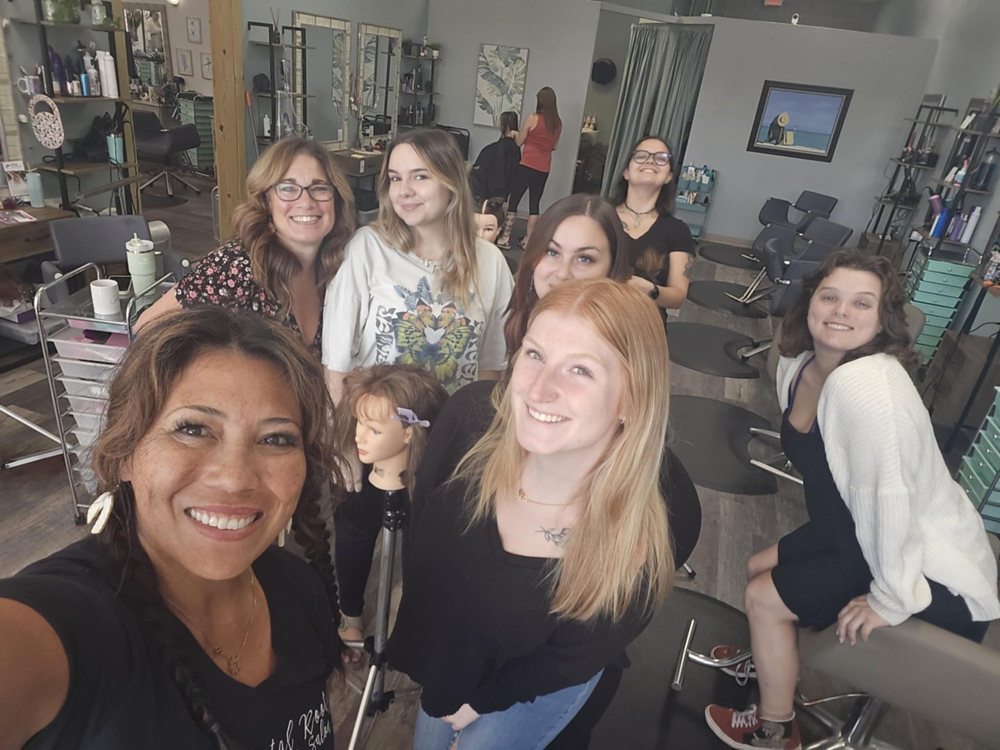 Haircare education and product guidance at Coastal Roots Salon