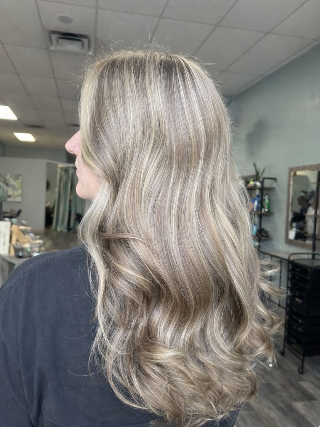 Salon hairstyle from Coastal Roots Hair Salon