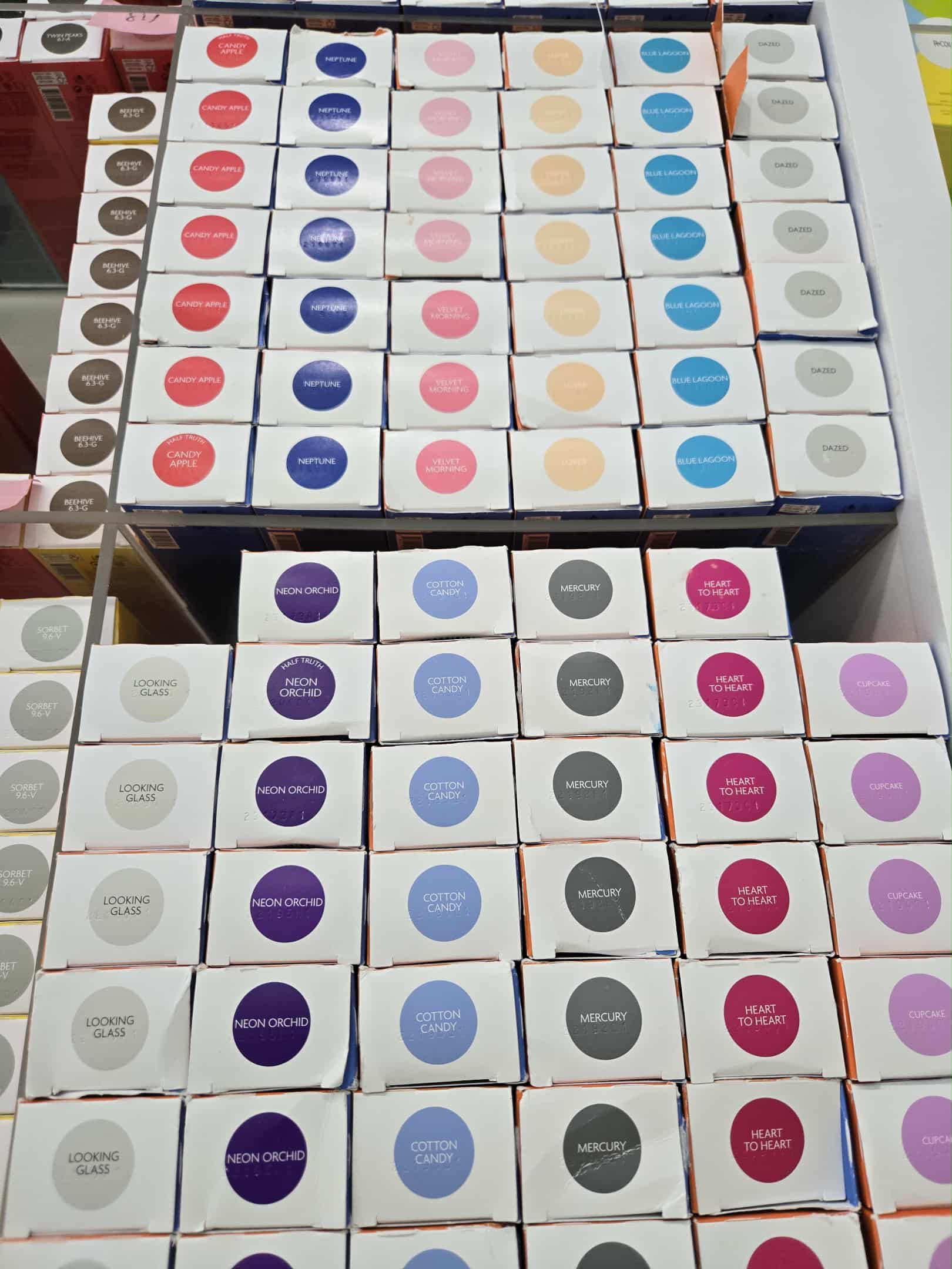 Featured product shelf at Coastal Roots Salon
