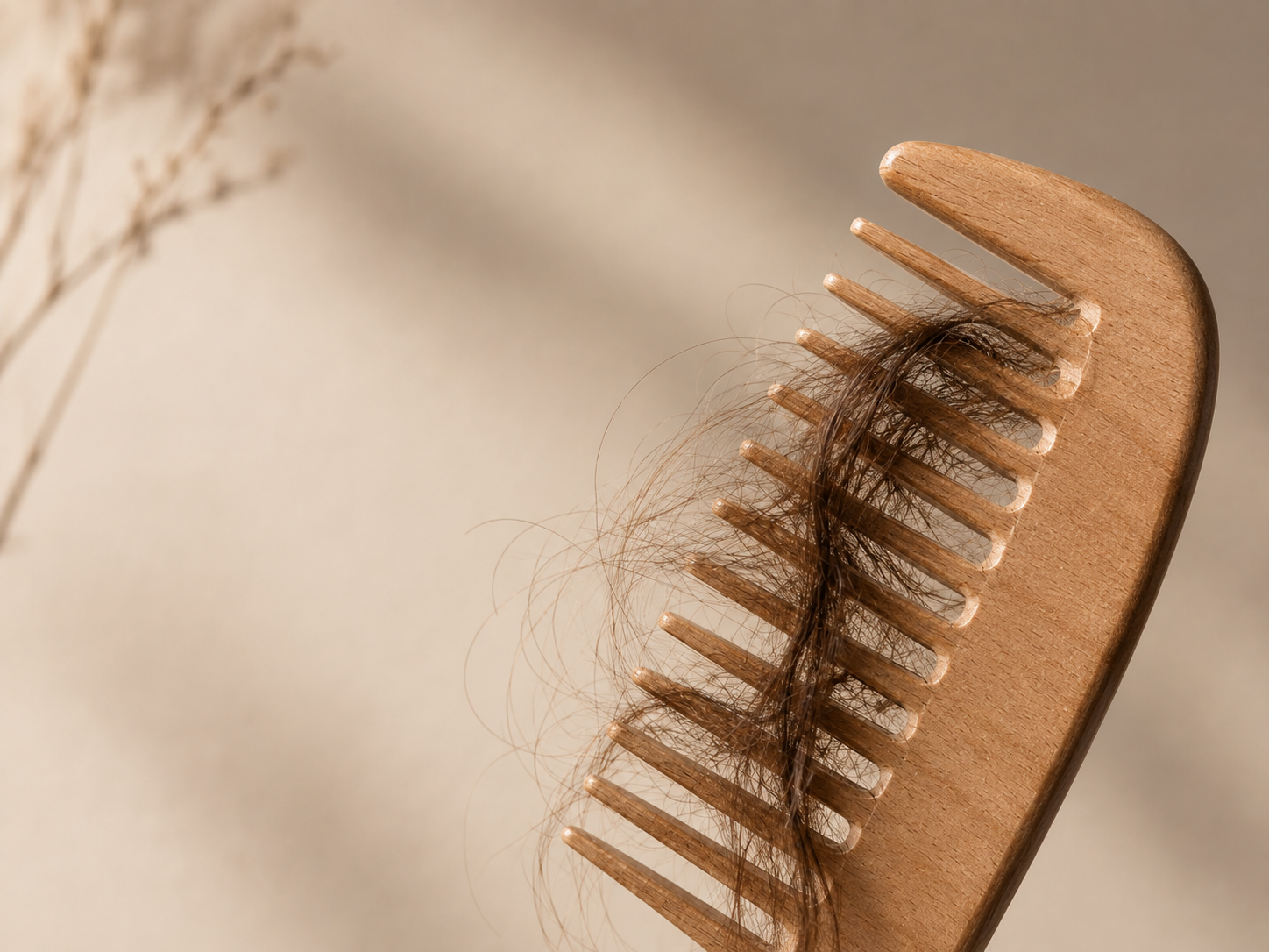 Hair shedding and subtle changes in hair density